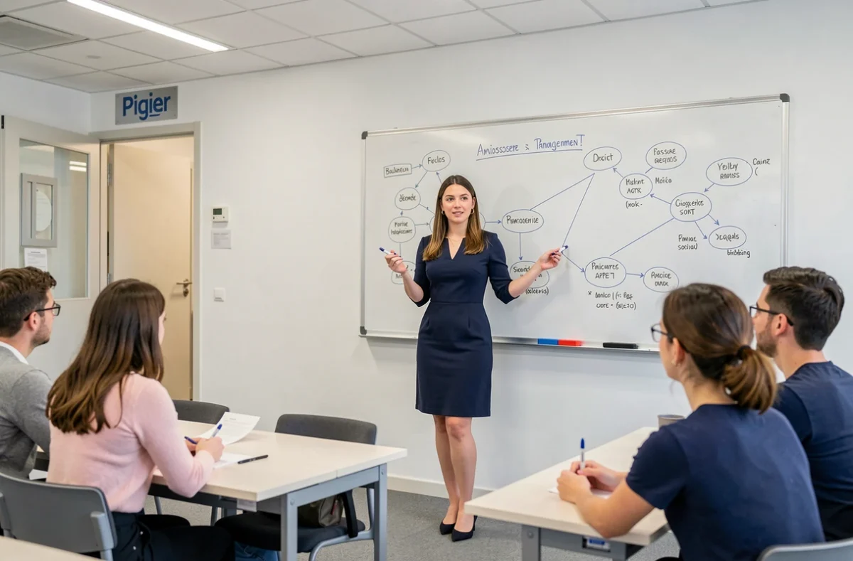 Cours de formation en alternance dans un centre Pigier en Île-de-France